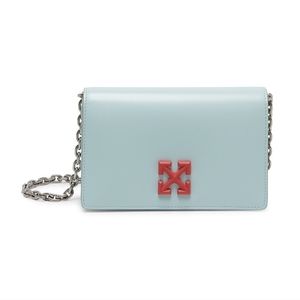 Off-White small crossbody sky blue bag